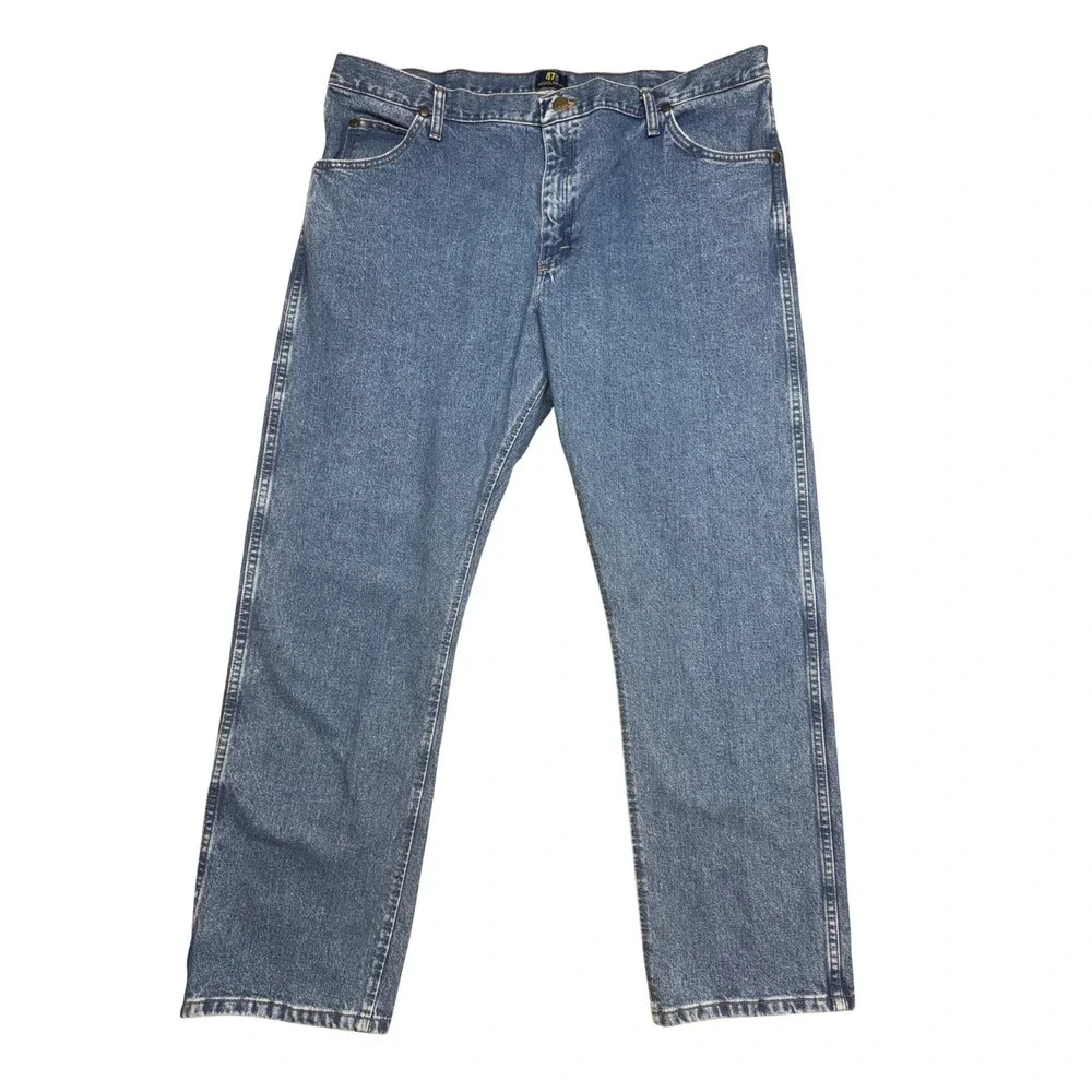 Wrangler 47MWZ Premium Performance Cowboy Cut Jeans Mens 40x32 Blue‎ Regular Fit